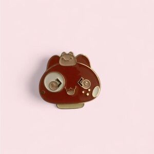 MEOWSHROOMS x BOXLUNCH Cute Red Kawaii Animal Enamel Pin